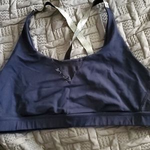 Aerie chill shiny strappy sports bra XL